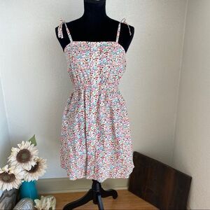 Floral Sundress with POCKETS!! - Multicolor